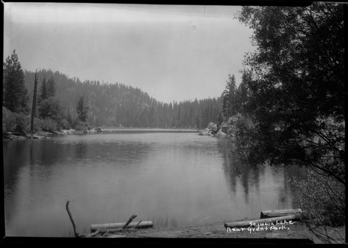 "Sequoia Lake near Grant Park."