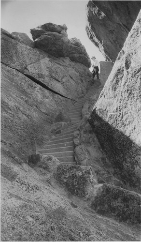 Stairway up Moro Rock in Seq. Park No 1 see No 2