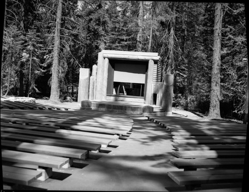 Construction, Grant Grove Amphitheater. Cross-file to Buildings and Utilities