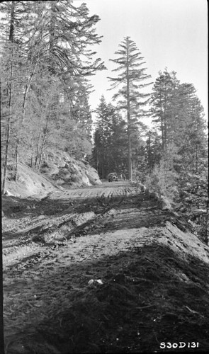 Construction, Roads, Loop Road, Moro Rock, profile view