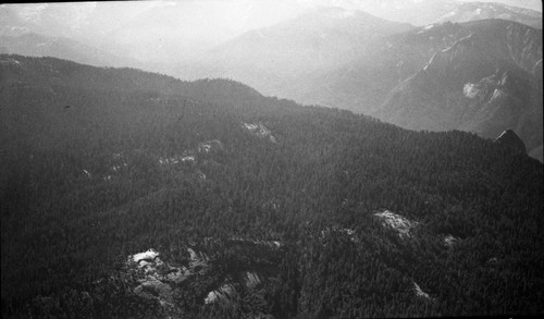 Misc. Domes, Sunset and Beetle Rock, looking southeast, air photo