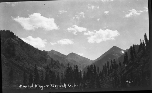 Mineral King Valley, Farewell Gap