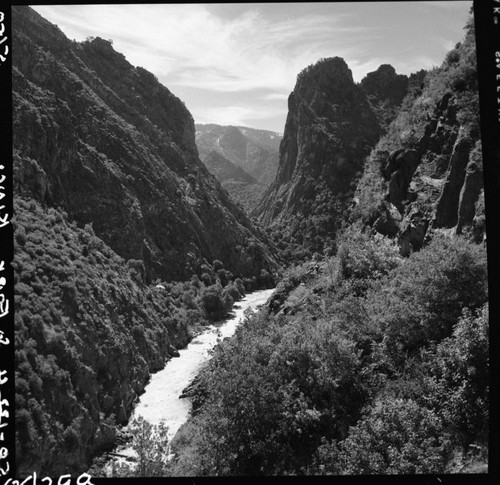 South Fork Kings River, high water. Misc. Geology, Portals of the Kings