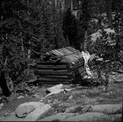 Backcountry cabins and structures, Shorty Lovelace Cabin, north of Granite Pass