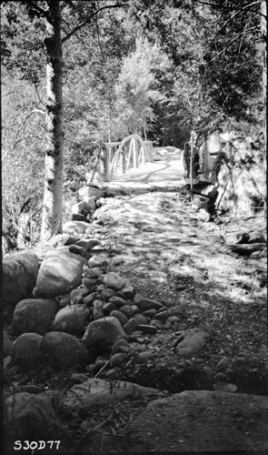 Bridges, Cold Spring Trail Bridge, below present day lookout point