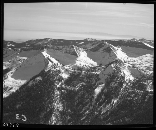 Misc. Basins, L to R: Mosquito, Mineral, Cirques 1 and 2 (aerial view)