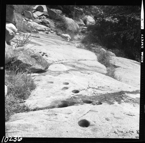 Archaeology, Bedrock Mortars near Potwisha