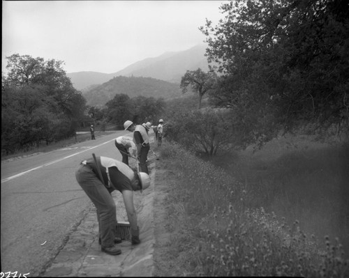 Misc. Visitor Activites, Boy Scouts doing roadside cleanup, Maintenance Activities, Explorer Post 536, S. Fran