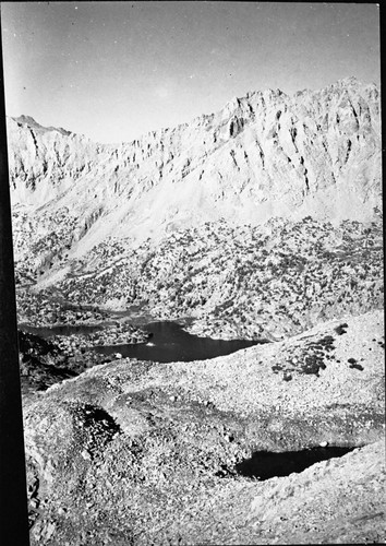 Rae Lakes Basin Panorama. Near right panel of a six panel panorama