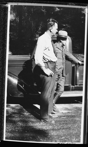 NPS Individuals, Chief Ranger Ford Spigelmyre with Guy Hopping, Acting Supt. of General Grant National Park