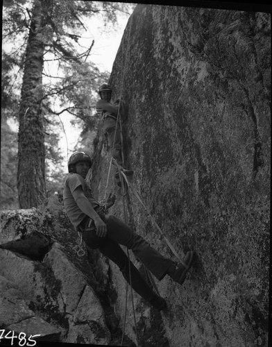 Interpretive Activities, climbing demonstration, with John Krambrink and Milo Jenkins. NPS Individuals