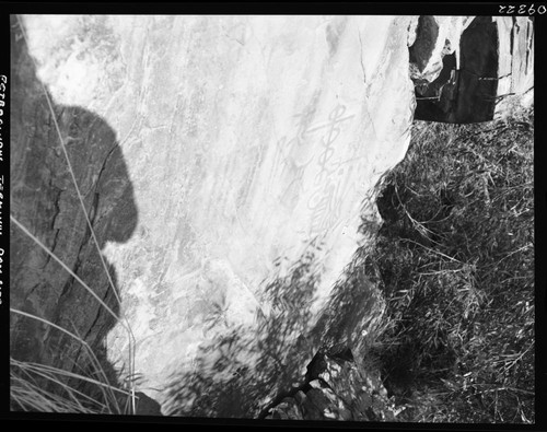 Pictographs, Views at dam site