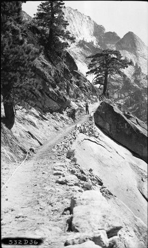 construction, trails, High Sierra Trail looking towards Hamilton Falls