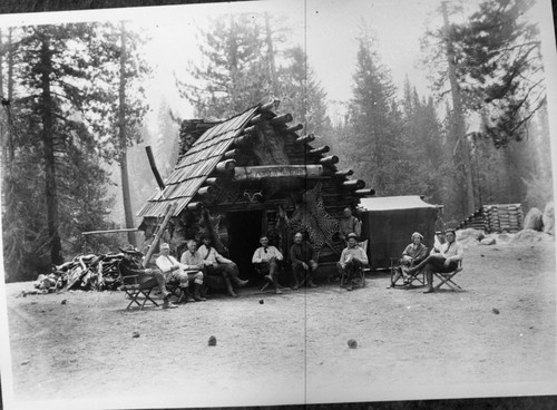 NPS Groups, White, Albright, Clarence Fry, etc. at Agnews. George Mauger on right