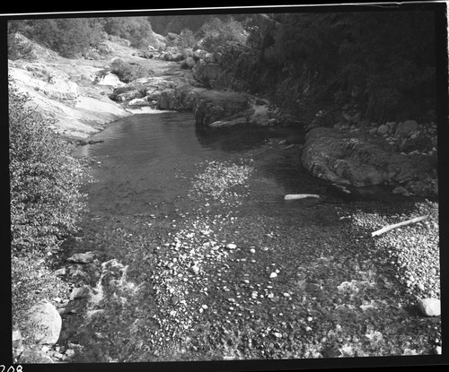 Marble Fork Kaweah River, Misc. Resource Management Concerns. Kaweah No. 3 Investigation, low water, stream flows