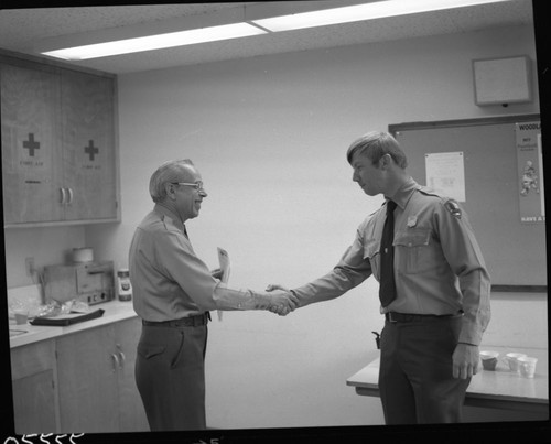 Park Superintendents, NPS Individuals, Ranger John Krambrink (right ...