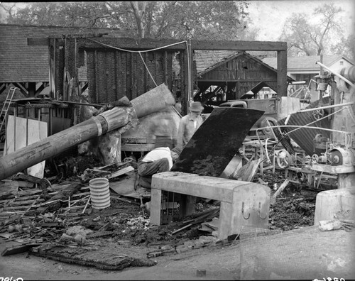 Structural Fires, Ash Mountain Machine Shop fire