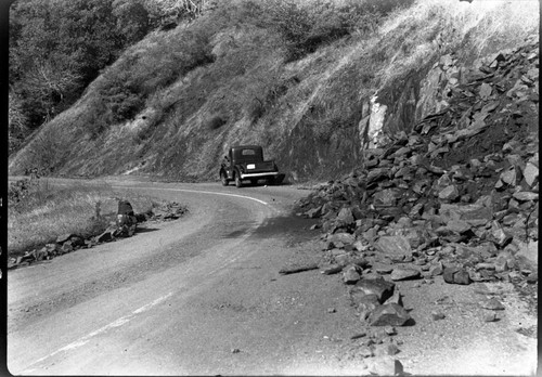 Flood and Storm Damage, slides on Generals Highway