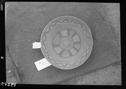 Indian Baskets, Close-up photos with identification numbers