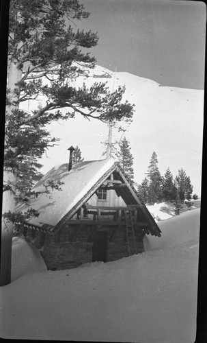 Ranger Stations, Pear Lake Hut. Winter Scenes