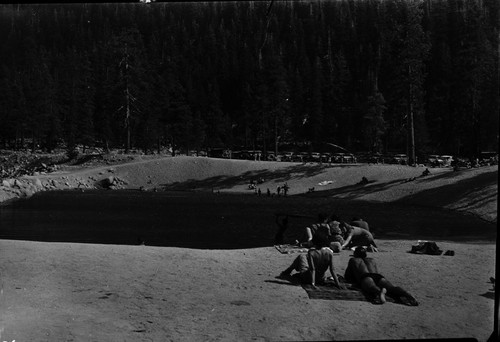 Miscellaneous Visitor Activities, Buildings and Utilities, Lodgepole Swimming Pool. Remarks: Pool destroyed in 1955 floowd. Unknown Date