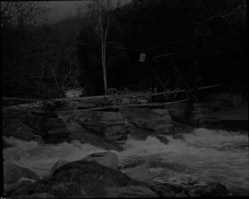 Construction, Bridges, Repairs to Potwisha Bridge after flood of 12/23/55