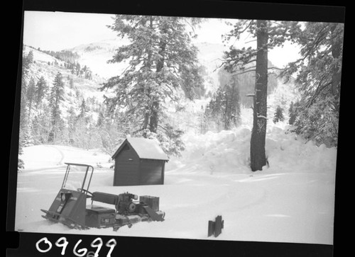 Flood and Storm Damage, Avalanche near Cold Springs Campground