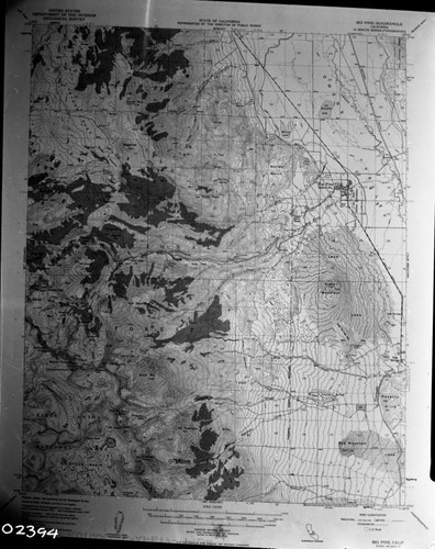 Sequoia & Kings Canyon National Parks, Maps and Graphics, Big Pine quad