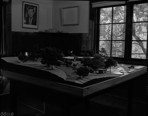 Buildings and Utilities, Administration Building model. Exhibits