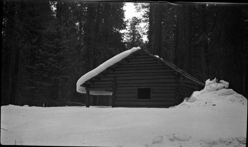 Frontcountry Cabins and Stuctures, Cattle Cabin (in snow)