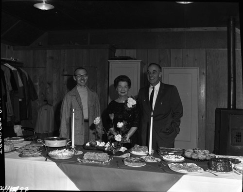 NPS Groups, Transfer party for Scottie Steenbergh and Lou and Dorie Hallock. Steenbergh to Mammoth Cave as a Park Naturalist, Hallock to Bryce Canyon as Superintendent