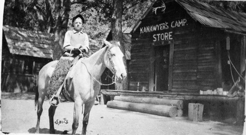 Backcountry Cabins and Structures, Stock Use, Kanawyers Camp Store near Copper Creek. Unknown Date