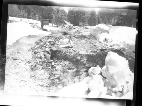 Flood and Storm Damage, Damaged Road at Ranger Station