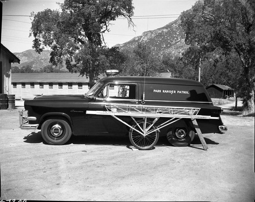 Vehicles and equipment, rescue basket