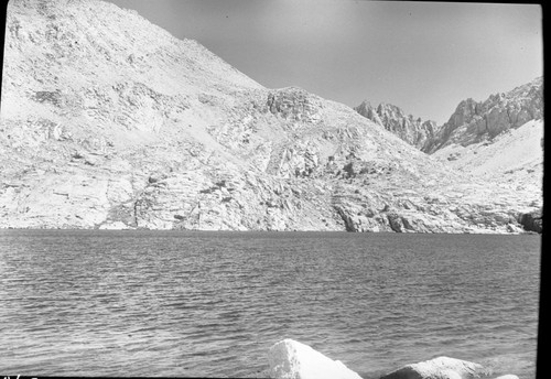 Misc. Lakes, Largest of the Crabtree Lakes. Talus Slopes, Misc. Glaciation