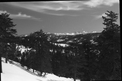 Winter-scenes, View from Buck Rock