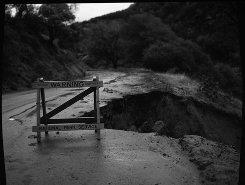 Floods and Storm Damage, Road damage after flood of 12/23/55