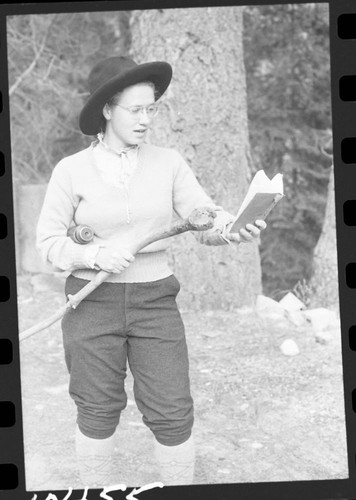 Interpretive Activities, NPS Individuals, Living history characterization of early Sierra Club Women portrayed by Ranger-Naturalist Nancy Muleady