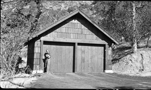 Buildings and Utilities, Employee garage. Individual unidentified