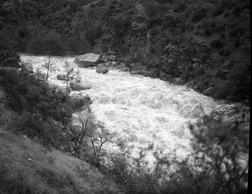 Middle Fork Kaweah River, at High Water