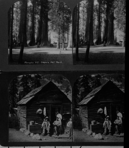 Buildings and Utilities, Rangers Post Office. Historic Individuals: Mattie Hengst, Felix Forman, Sydney Smith, David & Edgar Forman. Unknown Date