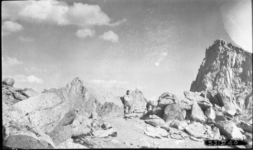 Sawtooth Pass, SNP. Sawtooth Pass, Mineral King, Historic Sign, Individual unknown