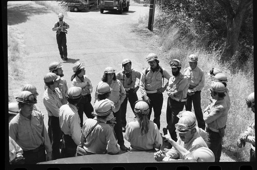 Training Activities, Ranger Activities, Fire training in Oak Woodland in Ash Mountain housing area, by Research Center