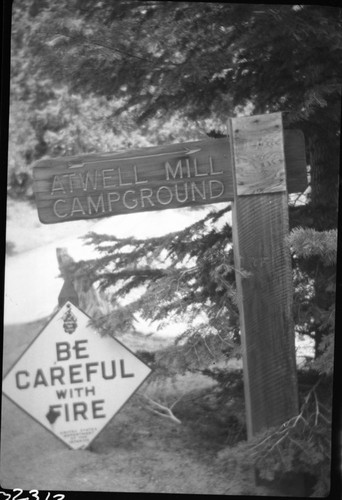 Signs, CCC, Old sign by CCC