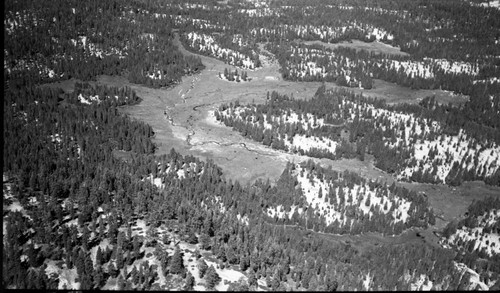 Misc. Meadows, Big Meadow, looking northeast, air photo