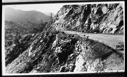 Flood and storm damage, above Ash Mountain