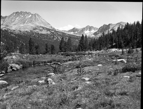 Misc. Basins, Misc. Mtns. looking S.E., Cardinal Mountain on left