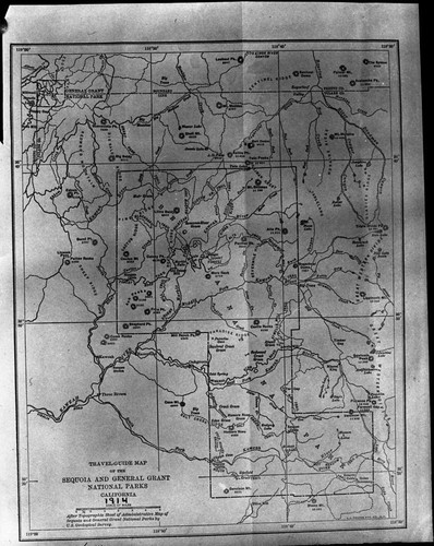 Sequoia and General Grant Parks, Maps and Graphics, Maps