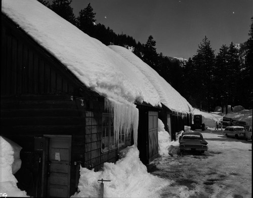 Record Heavy Snow, Record snows Lodgepole area. Maintenance yard