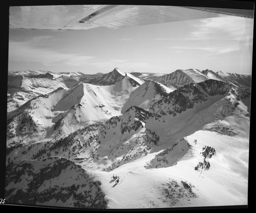 Misc. Forms, north over White Chief (aerial view)